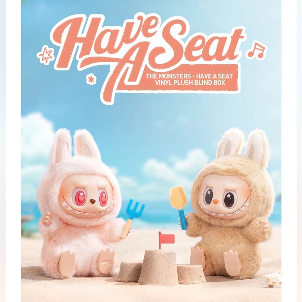POP MART NEW LABUBU 
AUTHENTIC BABA from HAVE A SEAT SERIES